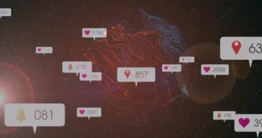 Boşluk açılışı başlatılıyor. Titreşimli üç boyutlu çan sesleri, çarpışmayı görselleştiriyor. Fütürist, dijital, soyut, dinamik, sürükleyici, bilim kurgu, bağlantı