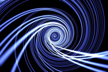 arka plan ile parlak sarmal