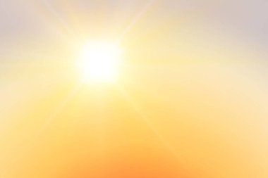 Gün batımında güneşli