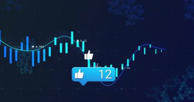 Grafik diplerinde görünen kabarcıklar, simgelerin patlamasına ve bağlantı artışını gösteren güncellemeleri saymasına neden oluyor. Veri görselleştirme, büyüme, katılım, analitik, teknoloji, dijital, eğilimler