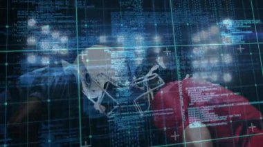 Dijital atımlı spor analizleriyle dengeyi test eden futbol çizgi oyuncuları. Atletizm, rekabet, teknoloji, dijital, hareket, strateji, spor