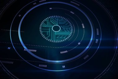 Futuristic technological background, simple design