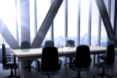 Ofisteki sandalye ve masanın dijital görüntüsü