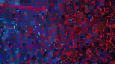Daha büyük kırmızı küreler ortaya çıkıyor ve renkli parçacıkları hareket eden DNA sarmalına yolluyor. Soyut, fütüristik, teknoloji, görselleştirme, dijital, bilim, yenilik