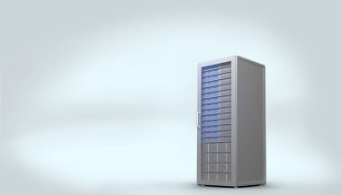 Dijital olarak oluşturulan sunucu Kulesi