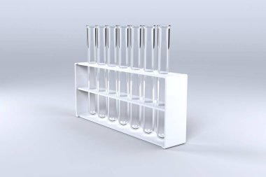 Test tube with chemical solution, Close-up