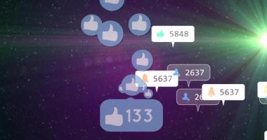 31 'e ulaşan sayıma göre baş parmaklar yukarı doğru hareket ediyor. Dijital, katılım, animasyon, sosyal, canlı, etkileşim, geleceksel