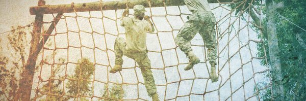 Military training in the camp