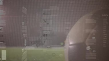 Spor teknik penaltısı topa vuruyor, kaleciyi geçerek veri tablosu üzerinde gol atıyor. Spor, yarışma, dijital, atletizm, stadyum, antrenman, performans