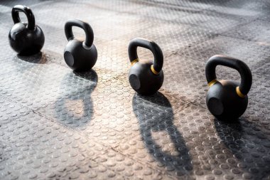 Kettlebells in the studio