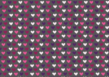 Dijital olarak oluşturulan Sevgililer günü desen