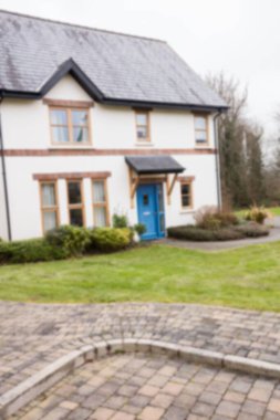 Beyaz Saray 'ın önündeki kaldırımlı araba yolu.