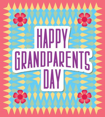 Mutlu büyükanne ve büyükbabalar günü metinleri. Büyük anne ve büyük baba günü ve dijital olarak oluşturulan görüntü konsepti.