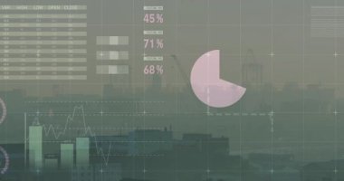 Finansal konsolu açmak, bar grafiklerini canlandırmak, güncellemeyi ölçmek, pazar verilerini görselleştirmek. Finans, analitik, veri görselleştirme, dijital, teknoloji, iş, metrik