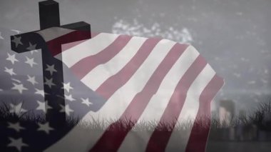 Sahne çimenlerin üzerinde haç ile açılıyor, bayrak çizgileri dalgalanıyor, parçacıklar sürükleniyor, hürmet ediliyor. Miras, vatanseverlik, hatırlama, ciddiyet, bağlılık, esneklik, sembolizm