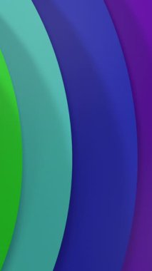 Gökkuşağı arka planında titreşen gökkuşağı dairelerinin animasyonu. Gurur ayı, lgbtq, insan hakları ve eşitlik kavramı dijital olarak oluşturulmuş video.