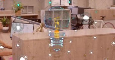 Kadının masadan çıkışını takip eden çantalı adam ofise giriyor ve çaydanlıkla kahve hazırlıyor. İşbirliği, üretkenlik, modern, çalışma alanı, refah, konfor, teknoloji