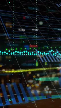 Bu video dijital arayüzde işlenen ve gösterilen farklı finansal veri noktalarının animasyonudur. Videonun amacı küresel finans piyasalarını ve nasıl birbirleriyle bağlantılı olduklarını görselleştirmek..