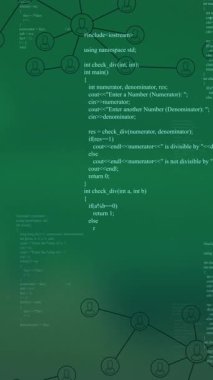 Veri işleme üzerine medya simgelerinin canlandırılması. Bulut hesaplama ve dijital arayüz kavramı dijital olarak oluşturulmuş video.