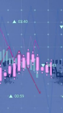 Büyük bir şehrin kıyı şeridi, veri işleme şebekesi üzerinde gerçekleşiyor. Küresel ağ ve iş teknolojisi kavramı.