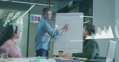 Olgun hoparlör çizim grafiği küresel eğilim haritasını gösteren pazarlama verilerinin örtüşmesine yol açıyor. İş, analitik, görselleştirme, şirket, strateji, teknoloji, yenilik