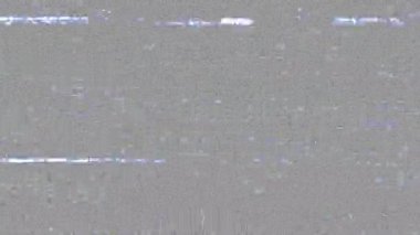 Alfa kanalında arıza olan statik ekran TV.