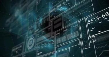 Siyah boşluk yüzen veri panellerini tetikler kodların dönerek girdaba doğru sürüklendiğini gösterir. Siber güvenlik, veri görselleştirme, dijital ağ, fütüristik, soyut, teknoloji, sanal