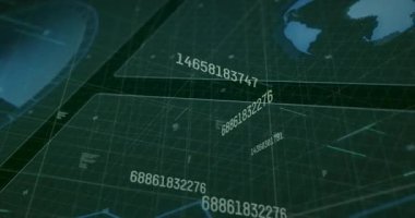 Sayısal diziler somutlaşıyor, şebeke düzlemleri dönüşümlü olarak güncellenirken dalga biçimi veri eğilimlerini takip ediyor. Teknoloji, veri görselleştirme, dijital, fütüristik, analitik, bilgi, soyut