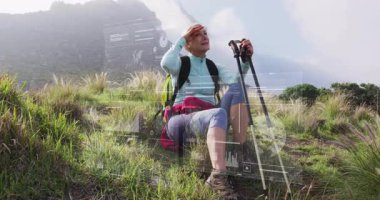 Gözlerin gölgelendirilmesi ve kutupların ayarlanması ve rota verilerinin izlenmesi sırasında HUD örtüsü başlatılması. Macera, keşif, açık hava, fitness, navigasyon, manzara, aktivite