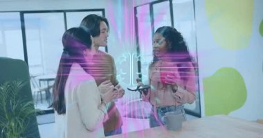 Teknoloji bölümündeki enayiler akıllı telefondan beyin animasyonuna dönüşüp yapay zeka kavrayışlarını keşfediyorlar. İşbirliği, yenilik, teknoloji, bağlantı, çalışma alanı, gelecekçilik, profesyonel