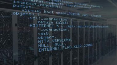 Şeffaf C + + kod, kod akışını görselleştirmek için ağ tepkisi bölümlerinde kaydırılıyor. Teknoloji, siber güvenlik, veri mimarisi, programlama, endüstriyel, dijital, yenilik