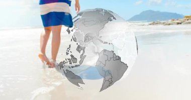 Adam kıyı şeridi boyunca yürüyor ve teknoloji gösterisi için dünya animasyonunu döndürmeye başlıyor. Bilim, keşif, macera, yenilik, sürdürülebilirlik, bağlantı, hareketlilik