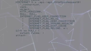 Ağ akışını gösteren API aramalarını ve yöntemlerini gösteren C + + + kodunu kaydır. Teknoloji, programlama, siber güvenlik, veri görselleştirme, yazılım geliştirme, dijital arayüz