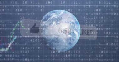 Dünya küre çizelgesinin açılışı ve yükselen küresel katılımı gösteren karşı güncellemeleri seviyor. Dijital, analitik, teknoloji, görselleştirme, veri, yenilik, fütürist