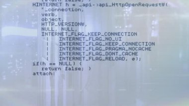 Açılış kodu kaydırma başlatılıyor, yapıcılar gösteriliyor, açık yöntem, geometri, tepki döngüsü. Teknoloji, siber güvenlik, veri görselleştirme, dijital arayüz, programlama, yenilik, yazılım geliştirme
