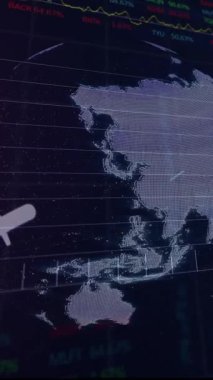 Küresel finansal veriler ve borsa eğilimleri dönen dünya üzerindeki hareketliliği gösteriyor. Finans, ekonomi, büyüme, analiz, iş, teknoloji