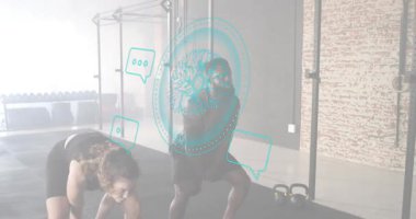 Spor salonuna girerken, kadın ve erkek antrenörler su ısıtıcısı sallıyor, nefes alıyor, beşlik çakıyor. Fitness, power, team work, yoldaşlık, motivasyon, eğitim, çeviklik