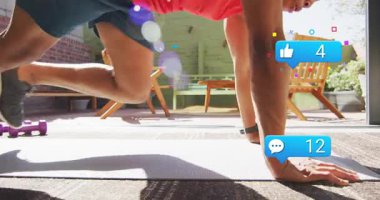 Spor salonu paspasının güneşli verandaya yerleştirilmesi tırmanışçıların sosyal simgeler oluşturmasını ve tezgahların yükselmesini sağlıyor. Atletik, açık hava, canlı, dijital, yaşam tarzı, eğitim, motivasyon