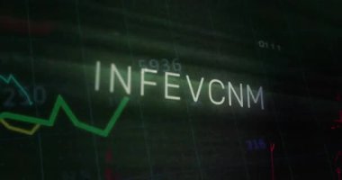 INFQ 'nun INFECTED' e geçişi, salınan grafikler, titreşen devreler, sürekli enfeksiyon durumu. Siber güvenlik, tanı, veri görselleştirme, dijital arayüz, teknoloji, ağ