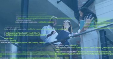 Ekip tırabzan inceleme klasörü ve sürüklenme kodları geri çekiliyor. İşbirliği, takım çalışması, yenilik, modern, kurumsal, veri, analiz