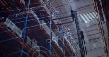 Mavi devre, depo raflarında başlıyor, düğümleri ve çizgileri genişletiyor, envanter verilerini haritalıyor. Sanayi, teknoloji, lojistik, bağlantı, altyapı, otomasyon, ağ