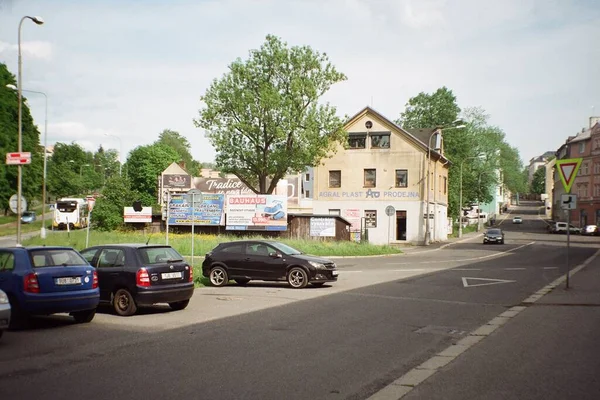 Liberec Czechia May 2023 Car Opel Astra Chrastavska Street Analog — 图库照片