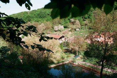 29 'da Çek Oparno' su. Nisan 2025 - Taranmış 35 mm filmin bulanıklığı ve gürültüsü görüntüde kasten bırakıldı