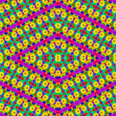 Soyut Renkli Kaleydoskop Örnekleri.