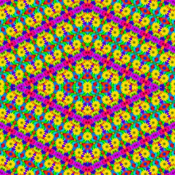 Abstrakte Bunte Kaleidoskop Muster Hintergrund — Stockfoto