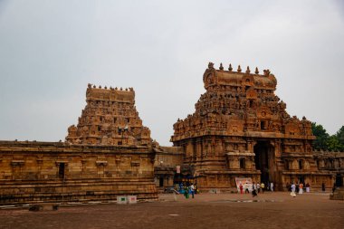 Temple Stock Images: Thanjavur Big Temple. Brihadeeswara Temple, Thanjavur, Tamilnadu , India. Load Shiva Temple.