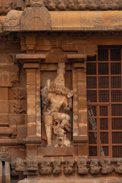 Стародавні Статуї Великому Храмі Тханджавура Thanjavur Big Temple World Heritage — стокове фото