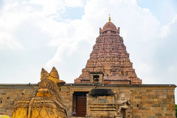 Templos Hindus Imagens Ação Templo Gangaikonda Cholapuram Jayankondam Distrito Ariyalur — Fotografia de Stock