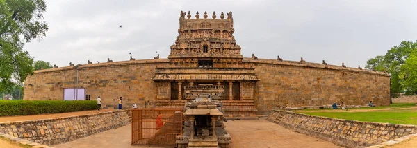 Kumbakonam 2022年12月11日 Dharasuram圣殿 Airavatesvara神庙是一座位于印度的印度教德拉维迪安神庙 — 图库照片
