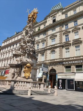 Viyana, Avusturya - 27 Temmuz 2024: Viyana 'daki St. Stephen Katedrali Kilisesi.